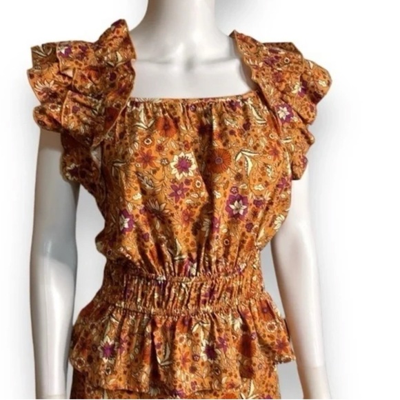Anthologies Luna Moon Tops - Anthropologies Luna Moon Boho Floral Top size xl